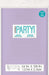 Lavender Plastic Table Cover – 54 in x 108 in | 1ct - Zurchers