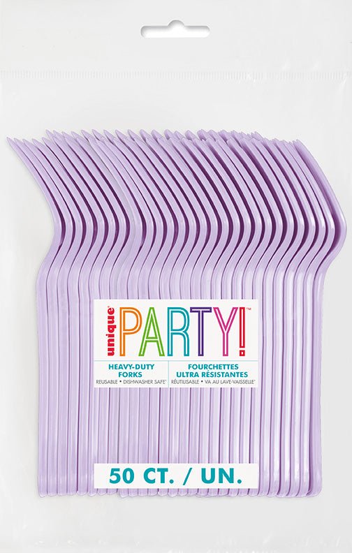 Lavender Premium Forks | 50ct
