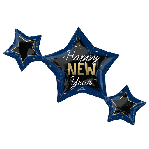 A 39-inch New Year's Celestial Star Super Shape Balloon.