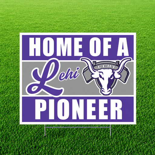 Lehi High School Spirit Yard Sign 24" x 18" | 1 ct