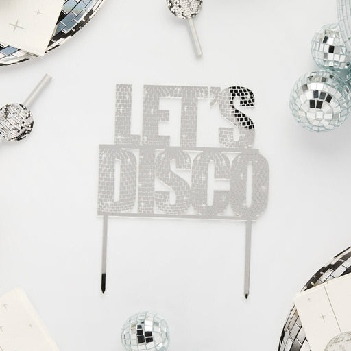 Let’s Disco Acrylic Cake Topper | 1ct