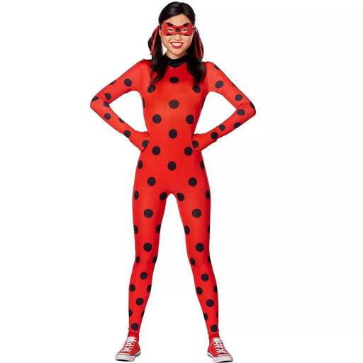 Halloween Miraculous Ladybug Costume Adult Lg | 1 ct