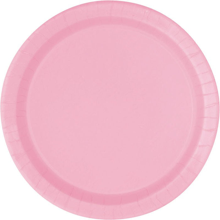 Light Pink Paper Party Plates | 50ct - Zurchers