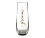 Lillian Rose Gold Groom Stemless Champagne Glass | 1ct - Zurchers