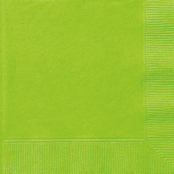Lime Green Beverage Napkins | 100ct - Zurchers