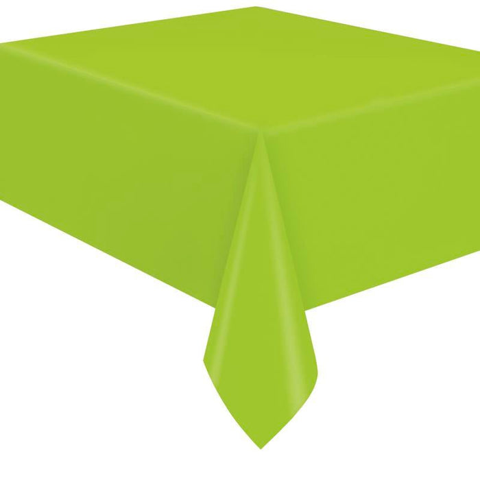 Lime Green Plastic Tablecover | 1ct - Zurchers