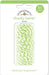 Cardboard package of chunky twine in lime green and white striped pattern, labeled 20 yards, with doodlebug design logo and tagline "refresh your imagination" printed on white backing card.