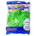 Package of 50 lime green 12-inch round latex balloons with colorful space-themed graphics on the white and blue packaging.