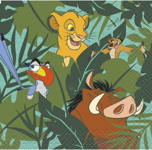 Lion King Beverage Napkins | 16ct