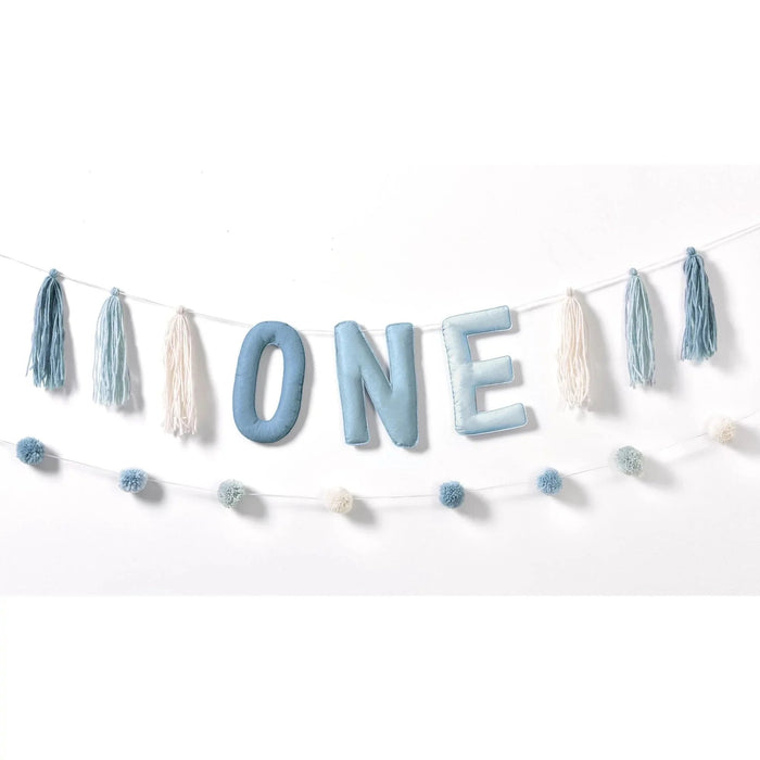 Little Mister One - derful First Birthday Plush Banner Kit | 2 pcs - Zurchers