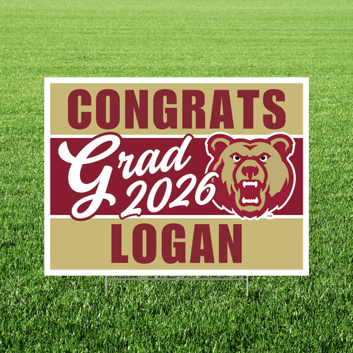 Logan High School Grad Yard Sign 24" x 18" | 1 ct