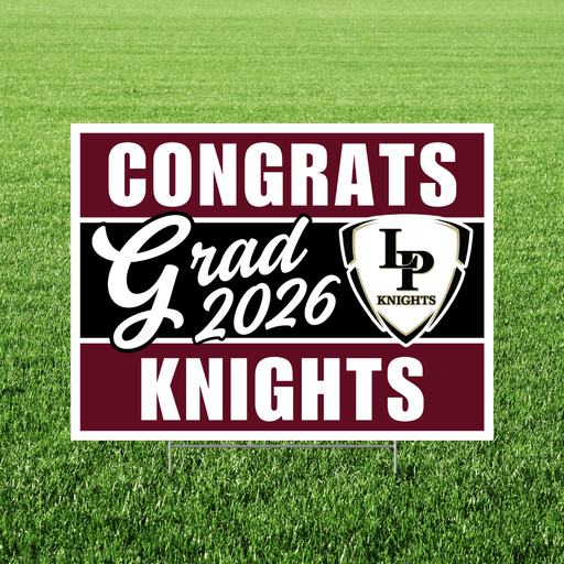 Lone Peak High School Grad Yard Sign 24" x 18" | 1 ct