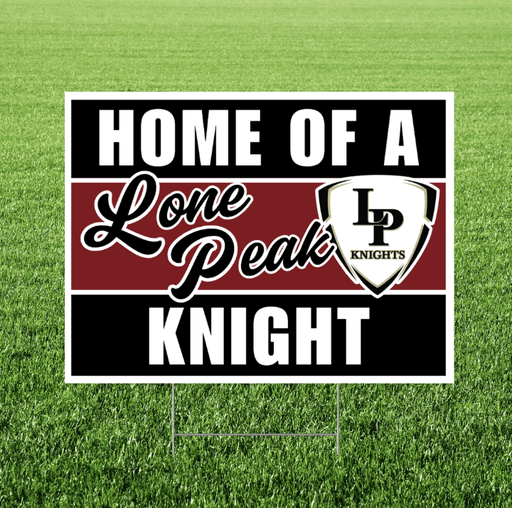 Lone Peak High School Spirit Yard Sign 24" x 18" | 1 ct