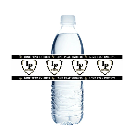 Lone Peak High School Water Bottle Labels | 12 ct