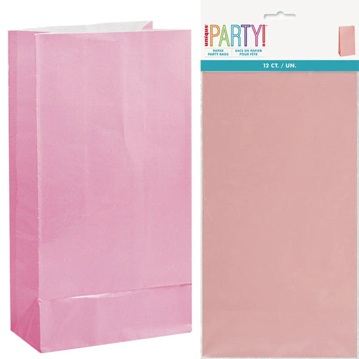 Lovely Pink Paper Bag | 12ct