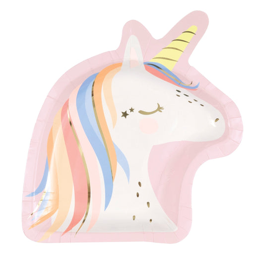 Magically Mystical Unicorn Shaped Plate | 8ct