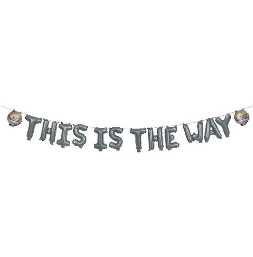 Mandalorian Balloon Banner | 1ct