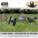 4ct - Mandalorian Cardboard Yard Sign Decorations 