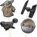 4ct - Mandalorian Cardboard Yard Sign Decorations 