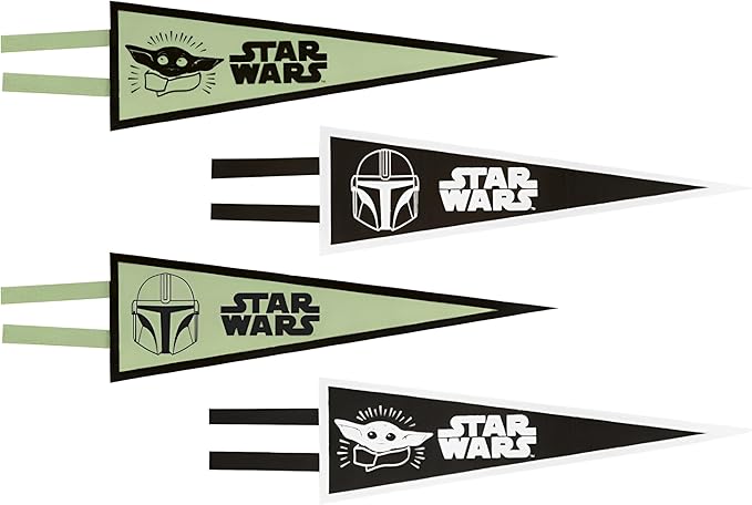 4ct Mandalorian Fabric Pennants 
