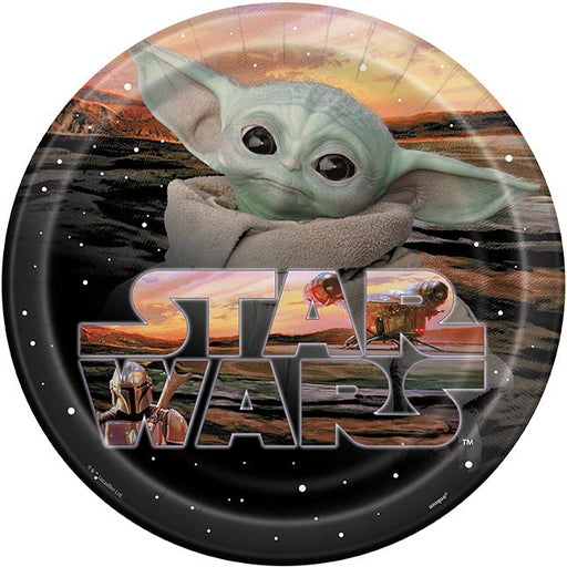 Mandalorian Plate 9in | 8ct