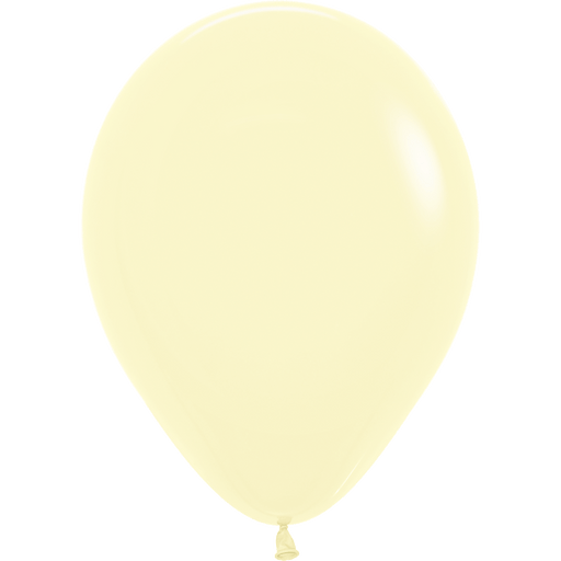 Matte Yellow Latex Balloon w/ Helium & Hi-Float, 11" | 1 ct