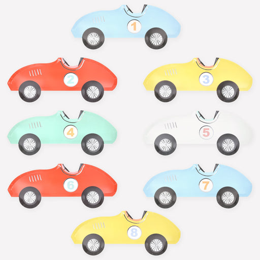 Race Car Plates | 8ct