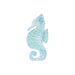 Seahorse Napkins shaped like a blue watercolor seahorse with delicate illustrated details on a white background.