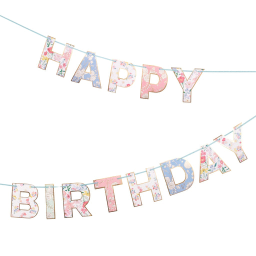 English Garden Birthday Garland | 1ct