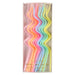 Pastel Swirly Candles in assorted soft colors with wavy shapes packaged in a clear box.