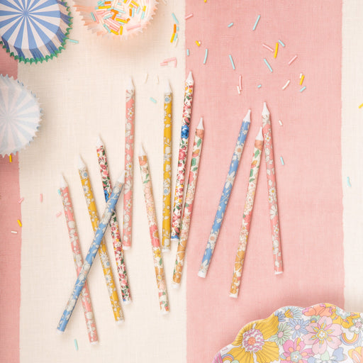 Liberty Floral Party Candles | 16ct