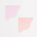 Broderie Anglaise Pink and Peach Small Napkins with lace-inspired scalloped cutout edges in soft pastel colors.