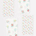 Ditsy Posy Scalloped Guest Napkins with small colorful floral bouquets, green leaves, and soft scalloped edges.
