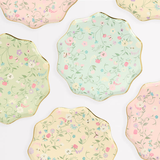 Ladurée Paris Floral Side Plates | 8ct