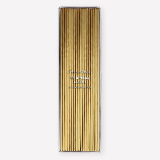 Super Skinny Gold Candles | 36ct