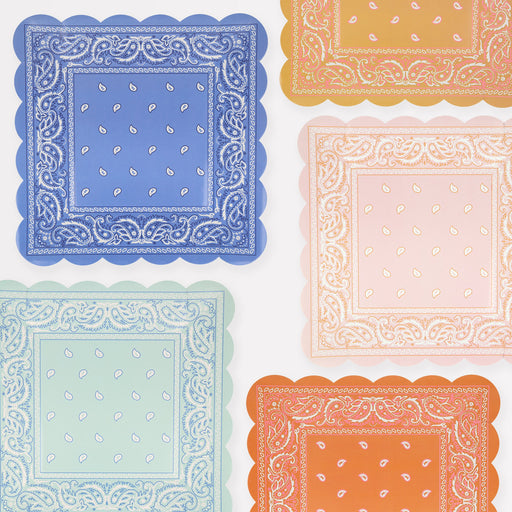 Western Square Plates | 8ct