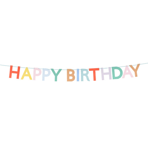 Scallop Bright Happy Birthday Garland | 1ct