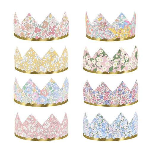 Liberty Floral Party Crowns | 8ct