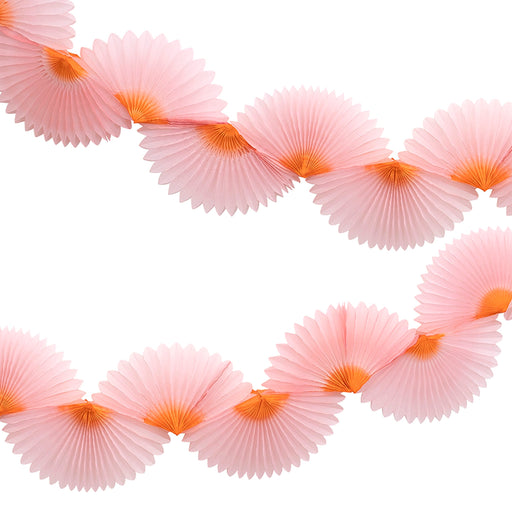 Pink Honeycomb Fan Garland | 1ct