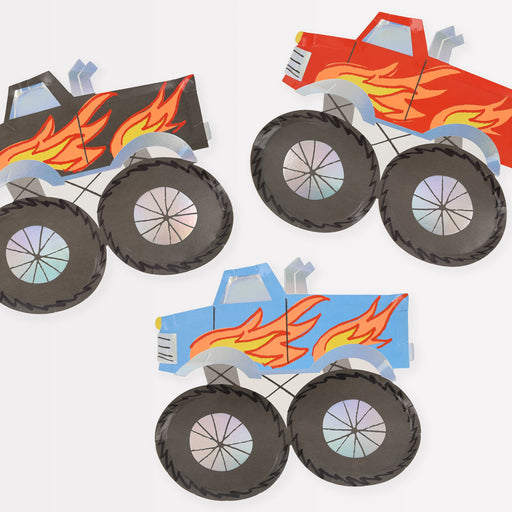 Monster Truck Plates | 8ct