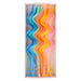 Mixed Swirly Candles in clear packaging with 20 long wavy birthday candles in assorted bright colors.