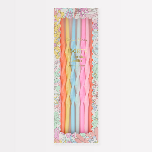 Pastel Rainbow Garden Party Candles | 16ct