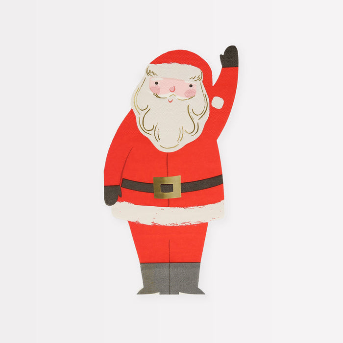 Jolly Christmas Santa Napkin