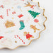 Closeup of Jolly Christmas Side Plate