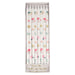Floral Pattern Candles in clear packaging with white birthday candles decorated with delicate pink, yellow, and green floral prints.