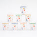 Animal Friends paper cups with illustrated animals, balloons, bunting, and pastel scalloped borders.
