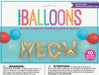 Meow Latex Letter Banner Kit - Party Supplies