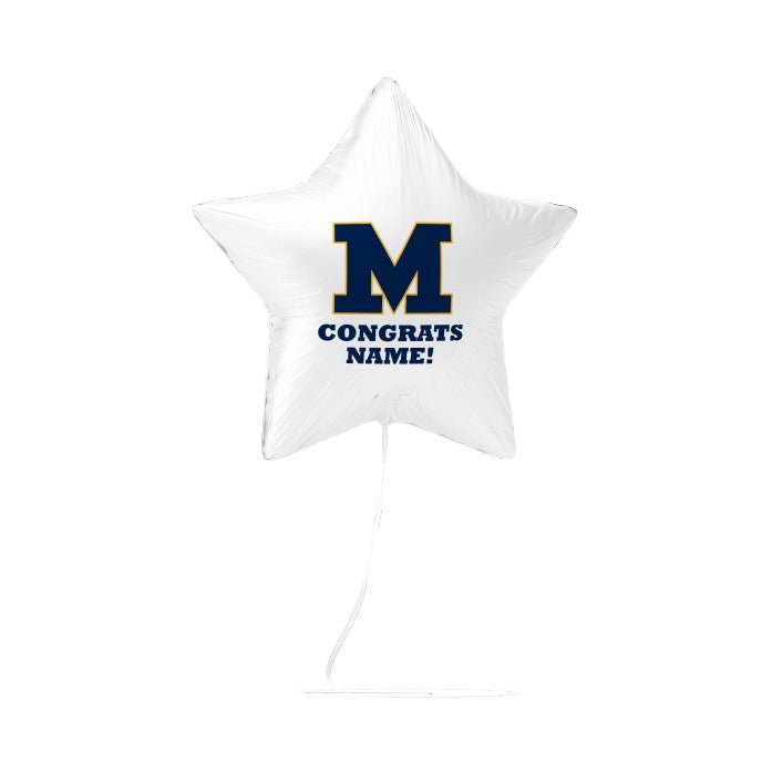 Meridian High School Custom Congrats Balloon 17" | 1ct (4ct Min) - Zurchers