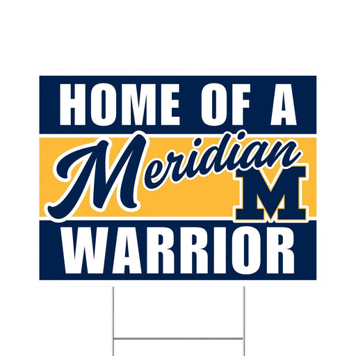 Meridian High School Spirit Yard Sign 24" x 18" | 1 ct