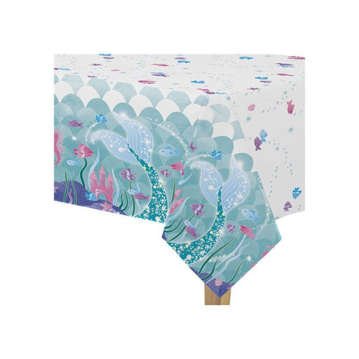 Mermaid Plastic Tablecover | 1ct